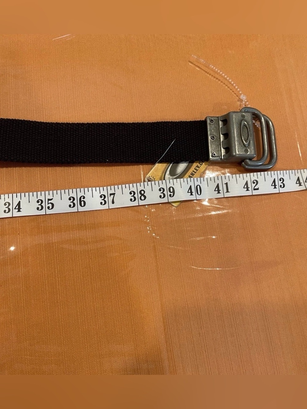 Vintage Oakley Belt 2.0 Webbed NEW With Tags Black/Navy Blue L/XL Skater Y2K - Picture 7 of 7